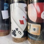 3 Rolls Vtg Maxwell Co  Wallpaper Vinyl Border Poker Pool Game Room 5 Yards Ea