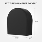 Rv Tire Covers Set Of 4 With Waterproof Coating And Heavy Duty 600d Oxford