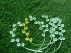 Paper Quilling 30 Leaves 3mm  handmade  art   Deco