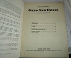 Vintage Guys And Dolls Music Vocal Piano Book
