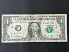 B 08375131   1 One Dollar Bill Star Note 2013 Duplicate Serial Number Error Fw