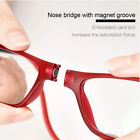 New Clic Adjustable Magnetic Front Connect Reading Eyeglasses Full Rim Glasses