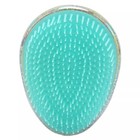 Travel Mini Egg Hair Brush Soft Scalp Massage Comb For Wet Dry Curly Hair Green