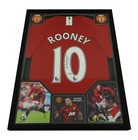 Wayne Rooney Autographed Manchester United Nike Jersey Framed W  Bas Coa