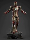 H53cm Avengers Iron Man Mk42 Resin Gk Statue Painted Model Light Up Collectibles