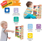 Sealive Classic Wooden Abacus For Kids Math  Educational Counting Toy Large 