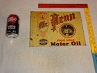 Vintage Antique Mr  Penn 2000 Mile Motor Oil 12  Metal Gasoline Advertising Sign