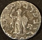 Ancient Indo Sythian Silver Drachm Coin Azes I ii 2 2 Grams 57bc-5ad Good Detail