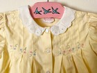 Sweet Vintage Nanette 12 M Baby Girls Embroidered Yellow Dress Read