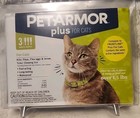 2 Boxes Petarmor Plus Flea   Tick  Cats   Kittens Over 1 5 Lbs 3  3 Doses   6mo