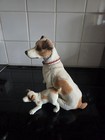 Country Artists Large Jack Russell With Puppy Dog Figurine Vintage 01817