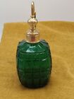 Vtg Rare Aveeda Emerald Green Perfume Bottle Missing Pump Bulb   Tassle