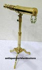 Brass Telescope Vintage Collectible Telescope With Nautical Brass Stand Gift