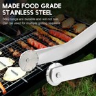 Bbq Usage Sausage Turning Tongs Food Grade Stainless Steel Sausage Turning Tongs
