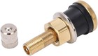 Pack Of 100 Tr501 1-1 2  Brass Clamp-in Tubeless Tire Truck Valve Stem