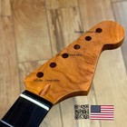 Sale Roasted Flame Maple Rosewood Strat Neck Nitro Telecaster Fit Warmoth Sr02v