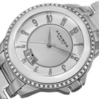 Akribos Xxiv Ak840ss Quartz Date Stainless Steel Mesh Strap Mens Watch