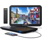 17 6  Portable Blu-ray Dvd Player 1080p Video Dolby Audio Region Free Usb Sd Mp4