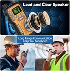 Long Range Rechargeable Walkie Talkie 2-pack Two-way Radios With Headsets New  