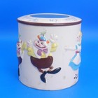 Vintage Alice In Wonderland Cookie Jar W Mirror Fred Roberts Sf Made In Japan