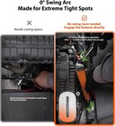 Offset Extension Wrench 15 4 Inch  53ft-lb Impact Ready 3 8  Drive Chain Driv   
