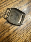 Antique Civil War Era Brass Embossed Heart Horse Harness Buckle Cover 