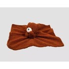 Carters Just One You Nubby Plush Brown Bear Security Blanket Lovey 68344 Target