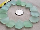 Pure Beach Sea Glass Surf Tumbled Tint Seafoam Light Green Foam Small Tiny H03