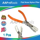Flat Nose Plier 5 5 orange Nylon Jaws Jewelry Making Tools Bead Wire Work Pl-026