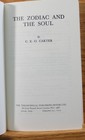 The Zodiac And The Soul Book Carter - 1983 Astrology Horoscope Vintage
