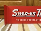 Snap-on Tools Sign Mechanic Garage Gas Oil Double Sided Vintage Style Wall Decor