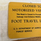 1980s  Vintage Sign Us Forest Service Sign 