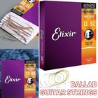 Elixir Phosphor Bronze Acoustic Guitar Strings Nanoweb Custom Light 11-52 Jq