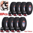 8 Rolls Cloth Tape Wire Electrical Wiring Harness Car Auto Suv Truck 19mm 15m Us