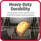 Bestbake Nonstick Textured Carbon Steel Loaf Pan  9  X 5   Bronze