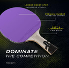 Pro Spin Ping Pong Paddle  Pro-level Carbon Fiber Racket With Case