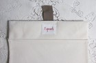 3 Sprouts Baby Pink Elephant Diaper Stacker Canvas Hanging Storage Bin Nwot