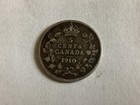1910 Canada 5 Cents Silver Coin