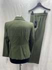 Lesuit Pant Suit size 18 inseam 32  new With Tag retail 240 blazer Lined olive