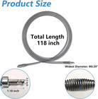 Drain Snake  Spring Drain Clog Remover With Electric Drill Connector  Durable Me