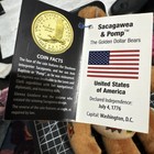 Sacagawea   Pomp Limited Treasures Dollar Coin Golden Plush Bears 2001