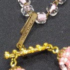 Italian Seed Bead Glass Necklace  24 Strands  Made Italy  1950s Vintage Jewelry