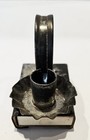 Vintage Mini Tin Chamberstick With A Matchbox Holder  3 