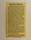 Ticket Polo Grounds New York Mets Won Vs The Cincinnati Reds September 16  1962