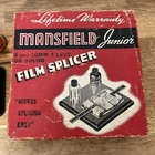 Vintage Mansfield Junior Film Splicer 8   16 Mm Film Splicer Vintage 60s 70s
