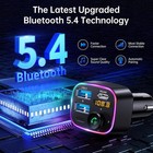 Syncwire Bluetooth 5 4 Fm Transmitter Car Adapter 48w  pd 36w   12w 