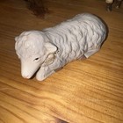 Lamb Sheep Figurine Lot Of 4  Large And Small Porcelain Figurines  Vintage