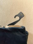 New Portolano Black Leather Gloves  Size 8 100  Beige Cashmere Lining