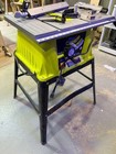 Ryobi 15 Amp 10 In  Table Saw With Steel Stand Rts10g Used