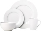 16-piece Porcelain Dinnerware Set Microwave   Dishwasher Safe Service For 4 